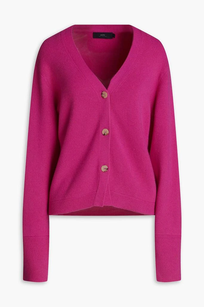 Arch4 Hyacinth ribbed cashmere cardigan