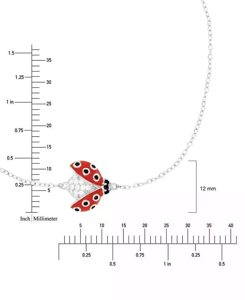 Macy
s Cubic Zirconia 
Enamel Ladybug Bolo Bracelet 3