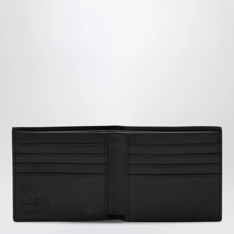 Loewe Bifold wallet in textured black calf leather 2