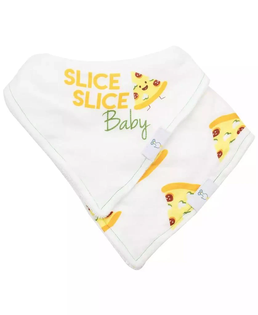 GooseWaddle Slice Slice Baby And Pizza 2 Pack Muslin 
Terry Cloth Bib Set 1