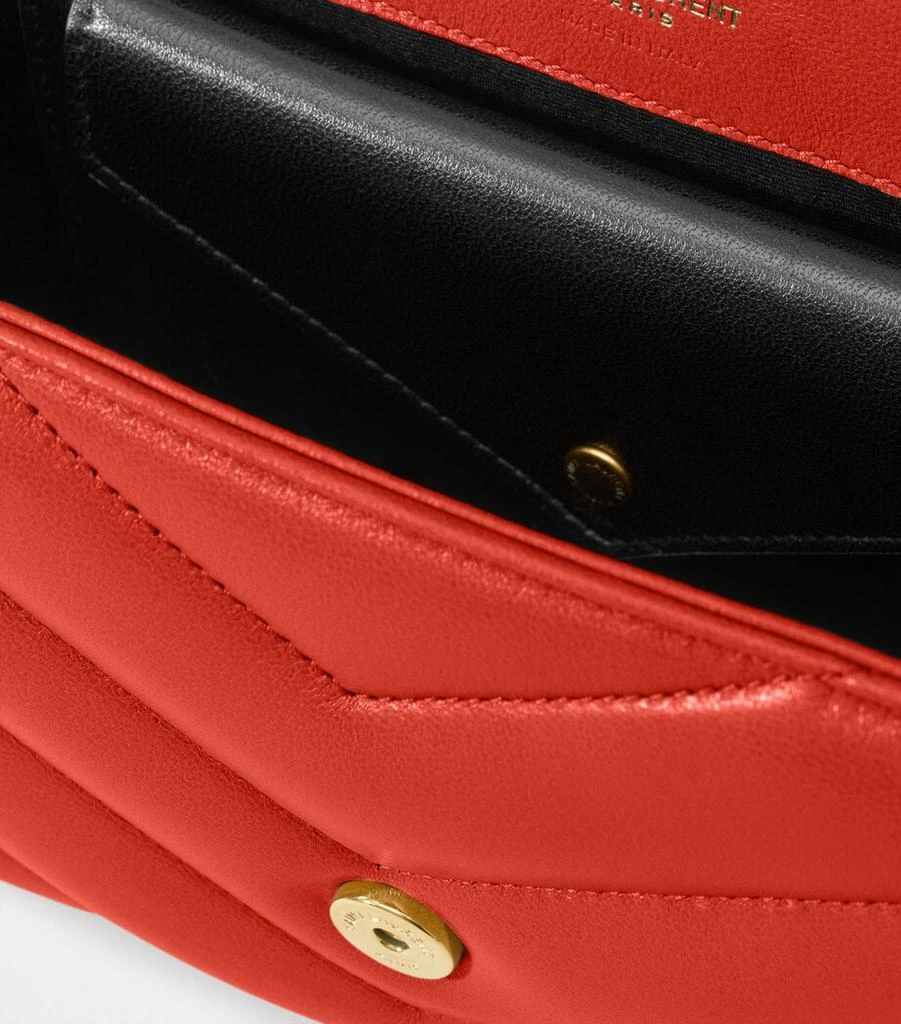 Yves Saint Laurent Small Leather Loulou Shoulder Bag 8