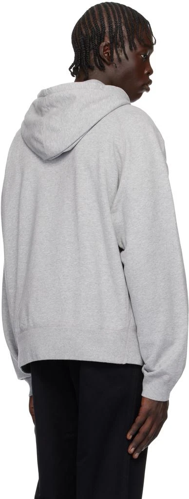 REIGNING CHAMP Gray Midweight Terry Relaxed Hoodie 3