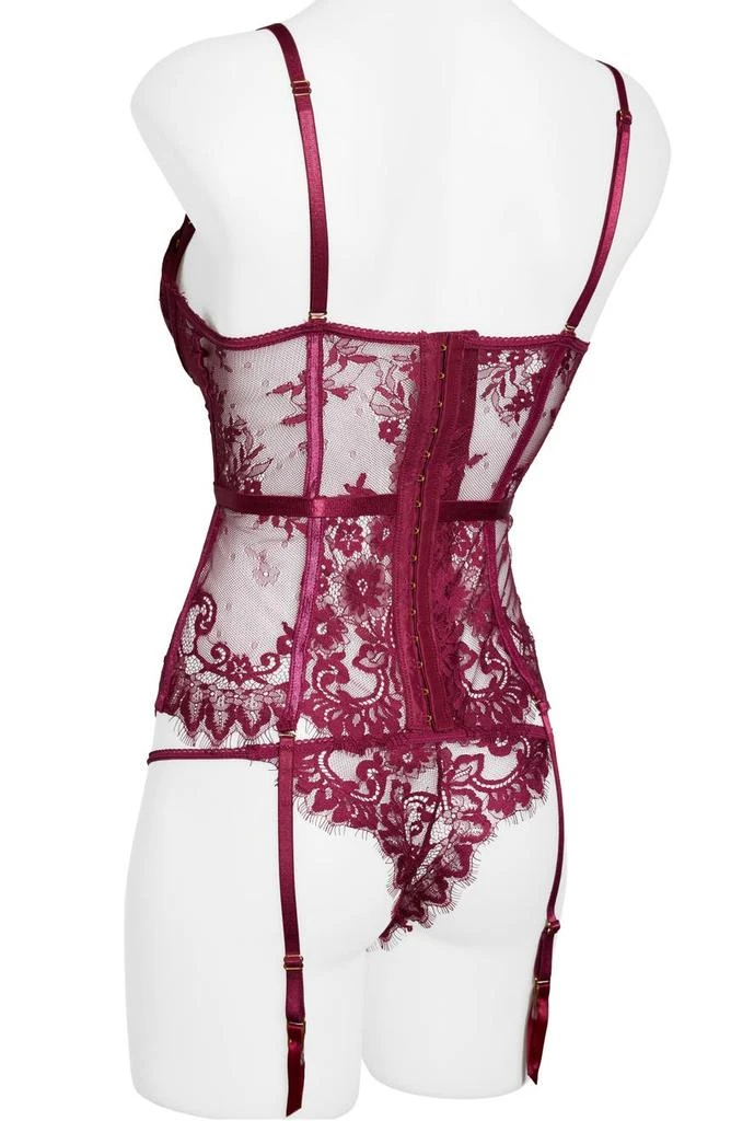 Seven ‘til Midnight Lace Underwire Bustier & Tanga Set 8