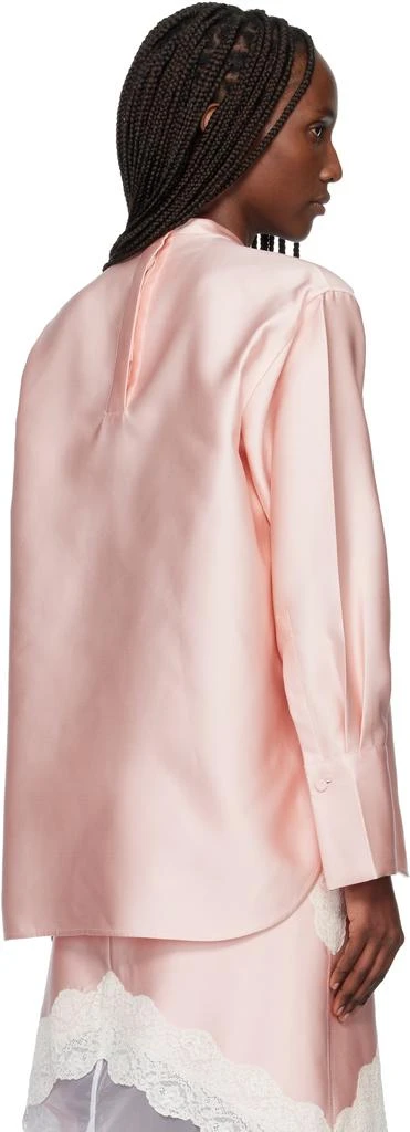 Jil Sander Pink Satin Blouse 3