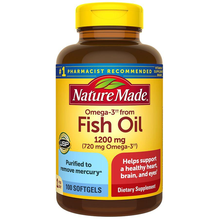 Nature Made Fish Oil 1200 mg Softgels