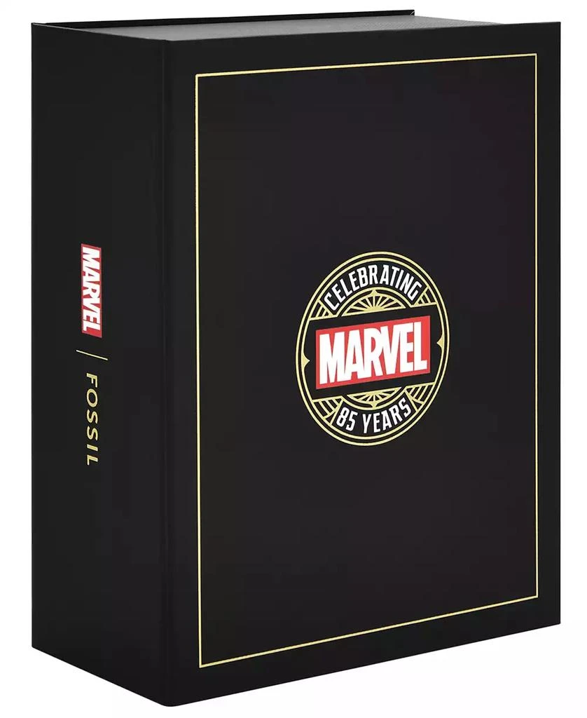 Fossil Unisex Marvel x Limited Edition Automatic Silver Stainless Steel Watch, 43mm 10