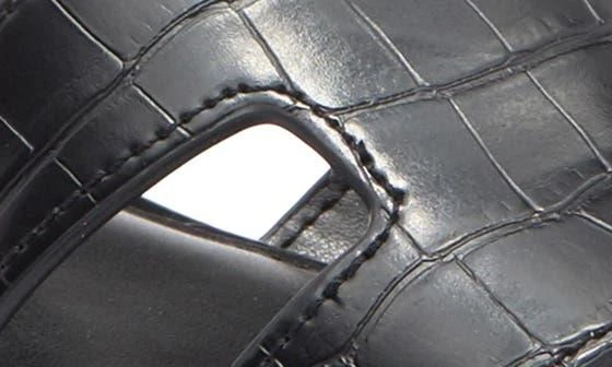 Steven New York Hutchy Croc Embossed Sandal 9