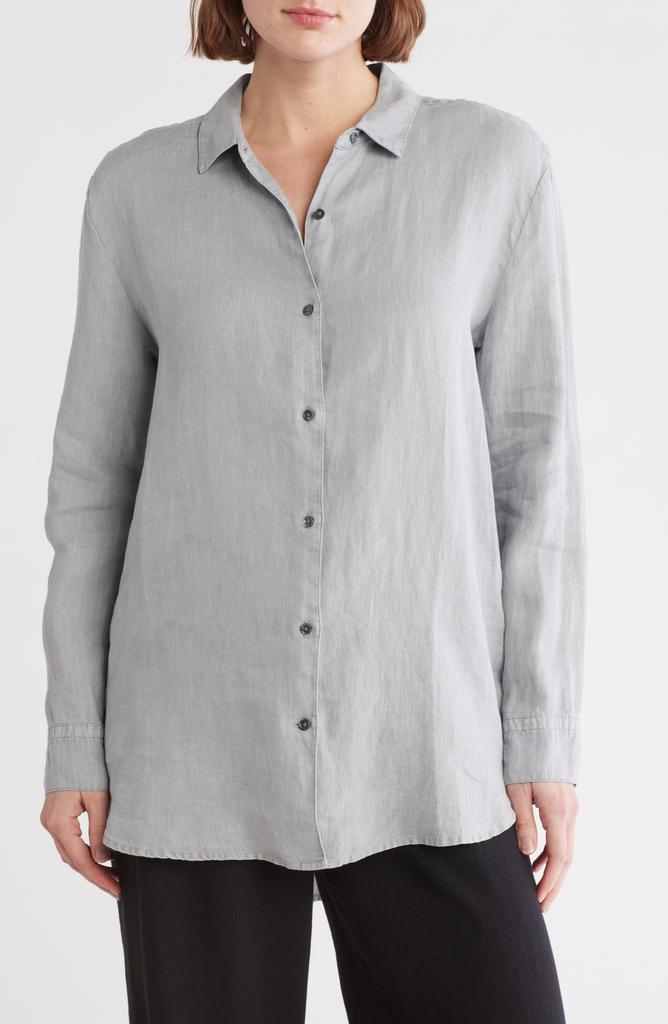James Perse Lightweight Linen Button-Up Shirt