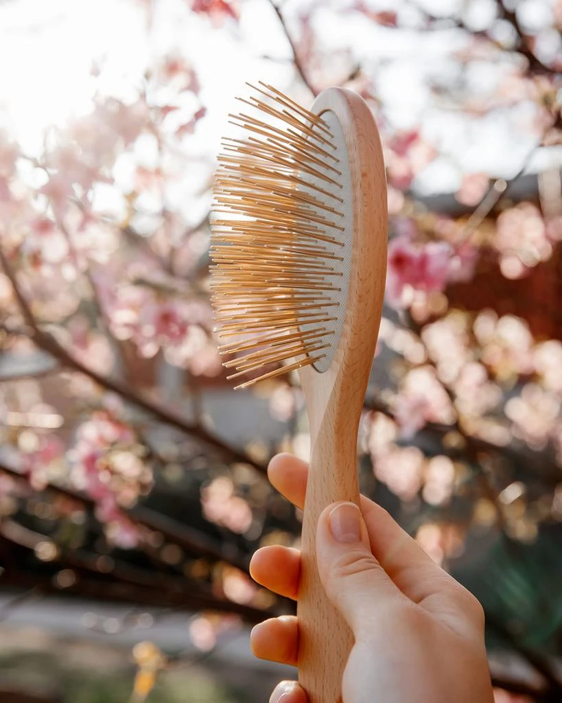 SNOW FOX Gua Sha Hair and Scalp Brush Premium Wooden Edition 7