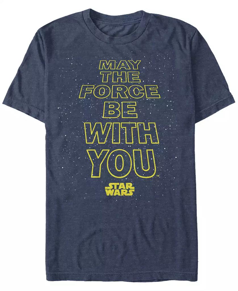 Star Wars Star Wars Men's Classic May The Force Be With You Short Sleeve T-Shirt
