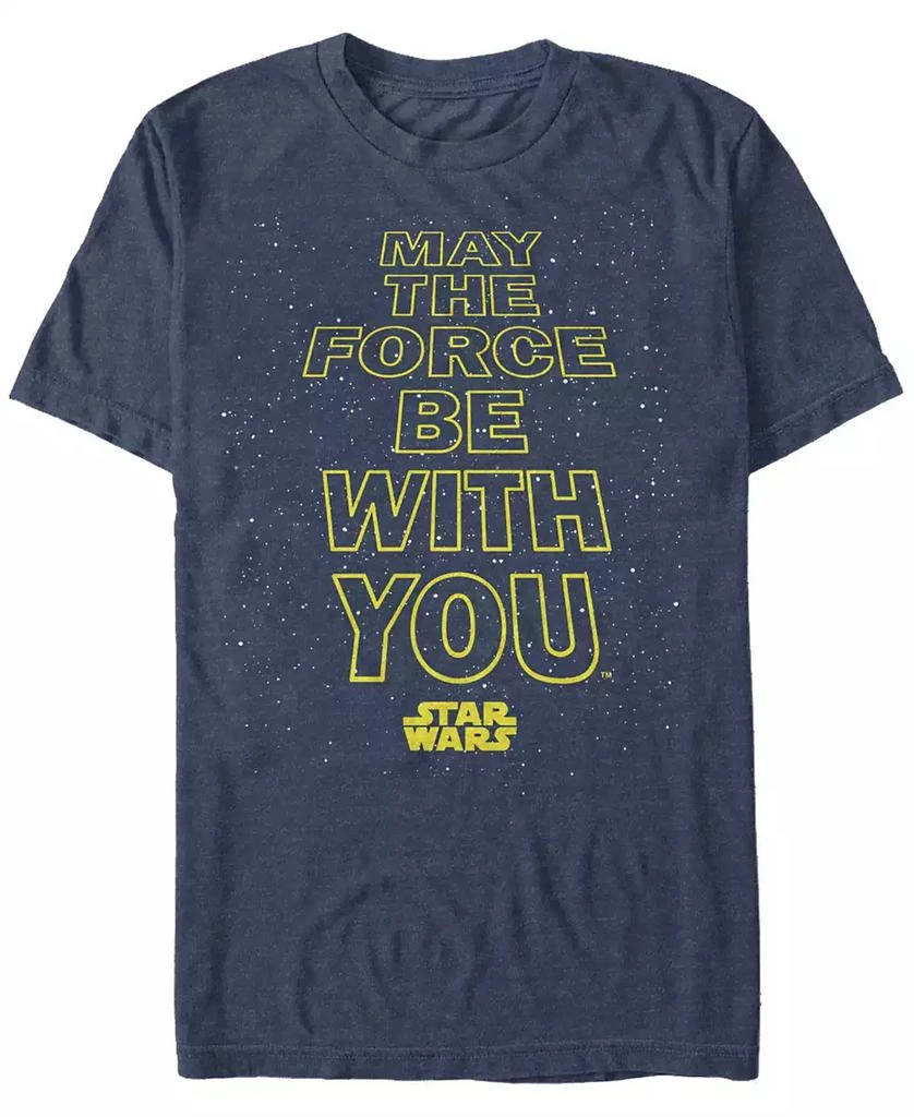 Star Wars Star Wars Men's Classic May The Force Be With You Short Sleeve T-Shirt 1