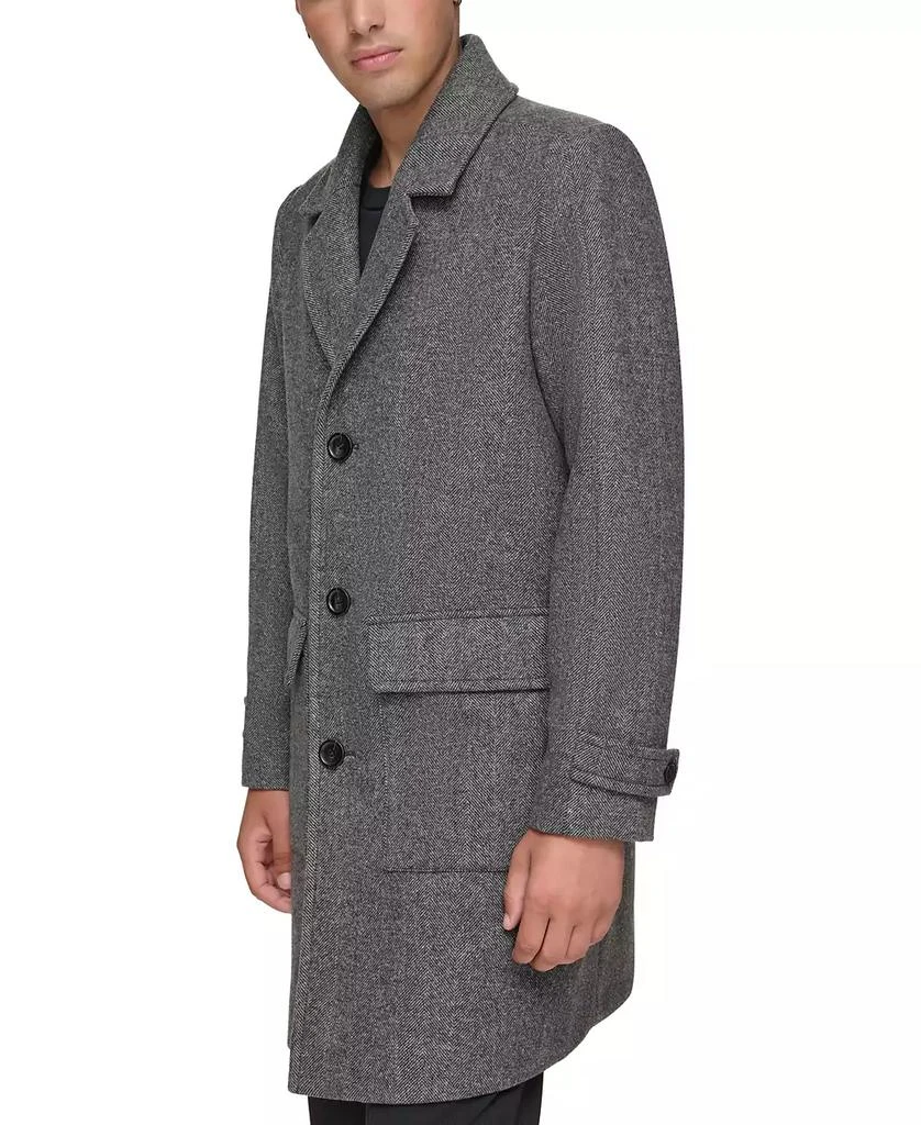 Marc New York by Andrew Marc Men's Gondet Herringbone Overcoat 3