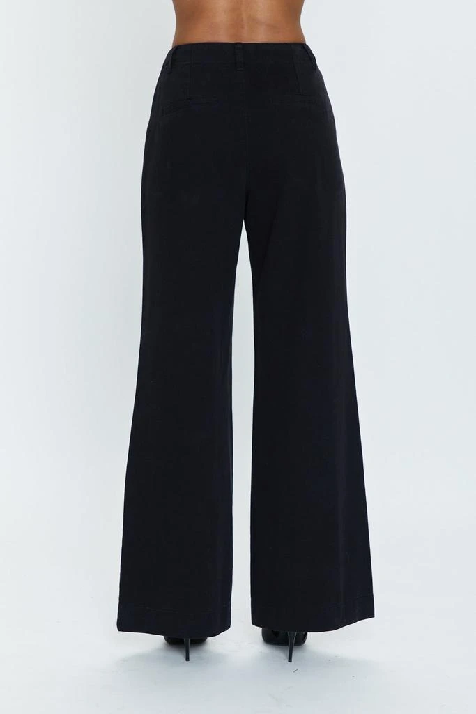 Pistola Denim Jasmine High Rise Wide Leg Trouser - Black 4