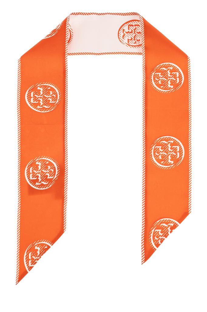 Tory Burch Silk scarf with logo