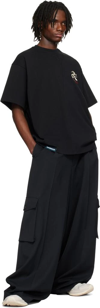 NAMESAKE Black Sava Oversized Love Lock T-shirt 4