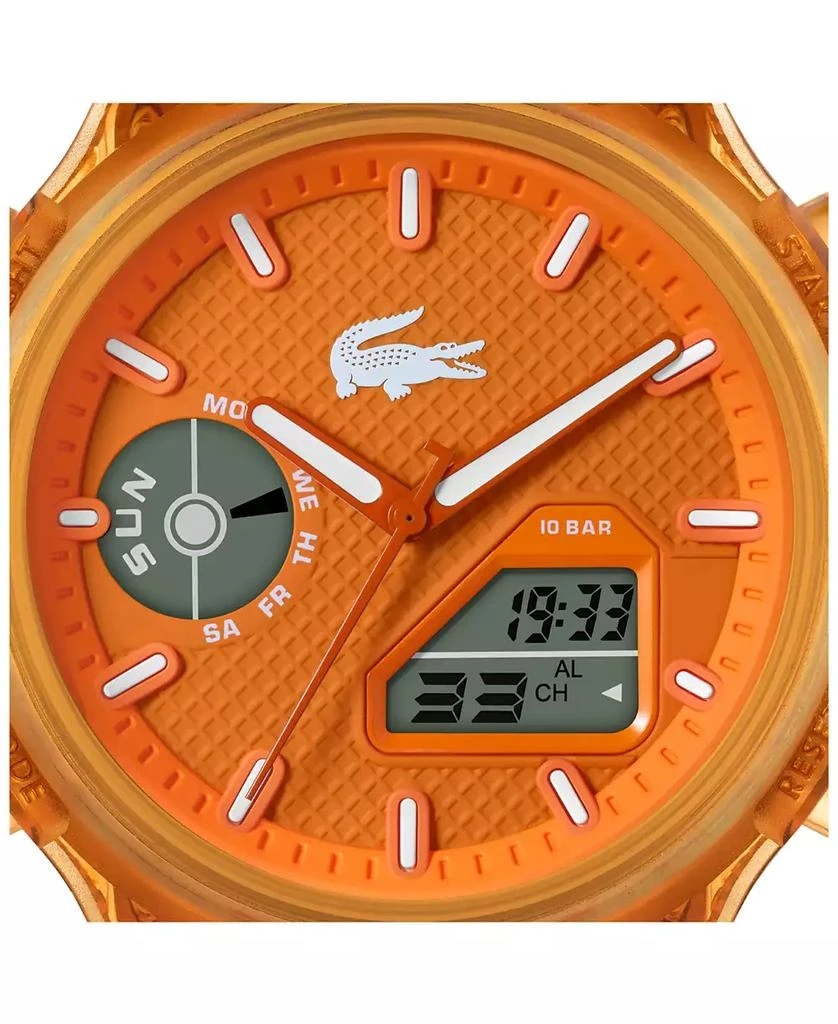 Lacoste Men's Orange Silicone Strap Watch 5