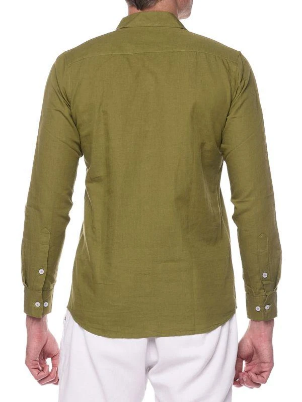 Ranee's Slim Fit Linen Blend Shirt 2