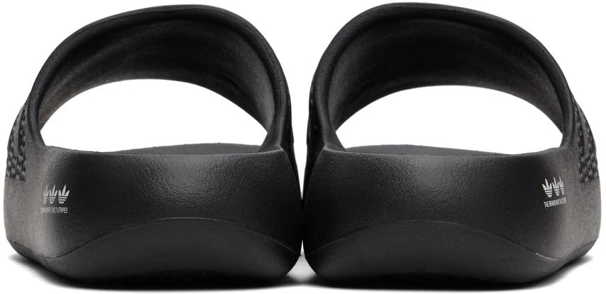 Adidas Black Adilette Ayoon Pool Slides 2
