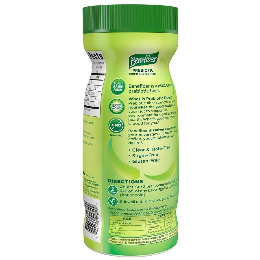 Benefiber Fiber Supplement Powder Unflavored, 62 dose 2