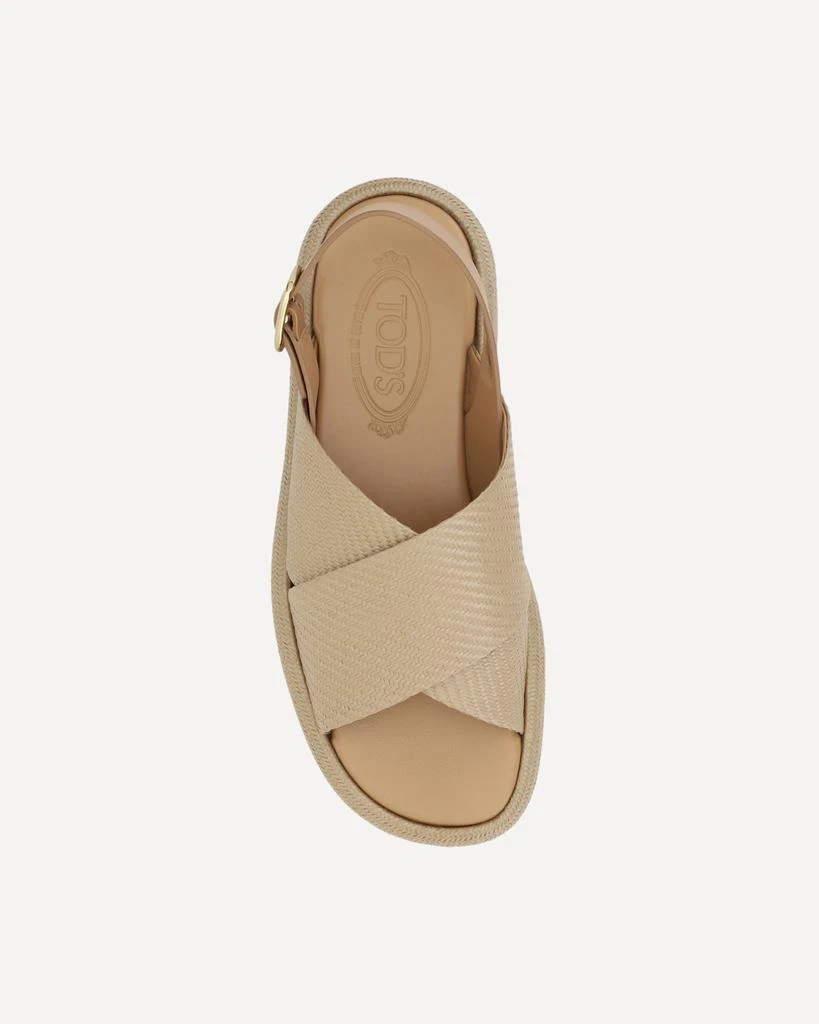 Tod's Raffia Sandals 6