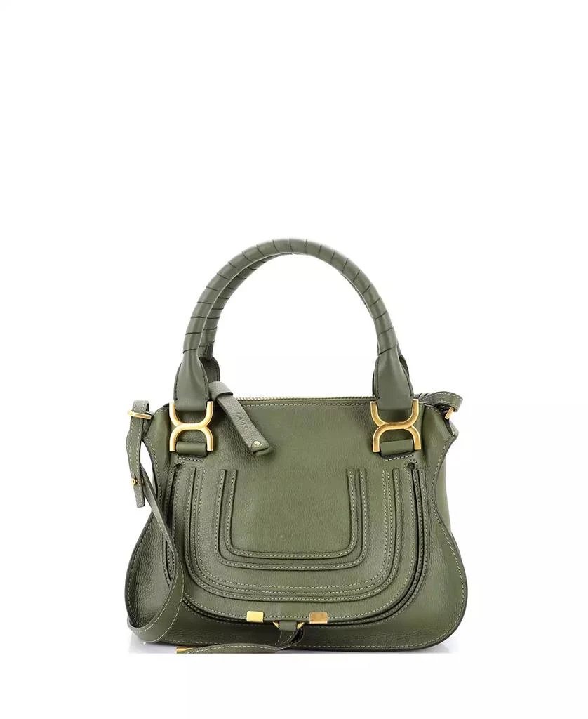 Pre-Owned Chloe Small Marcie Satchel Leather