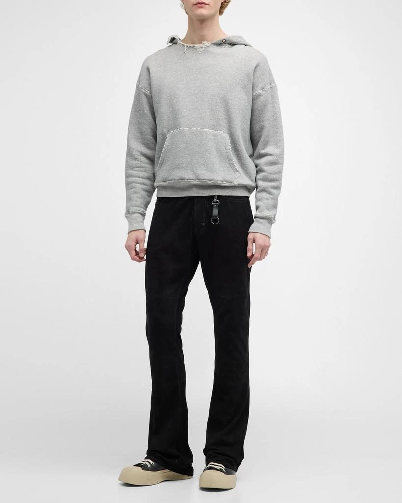 Prps Goods & Co Men's Vegan Leather Flare Pants 3