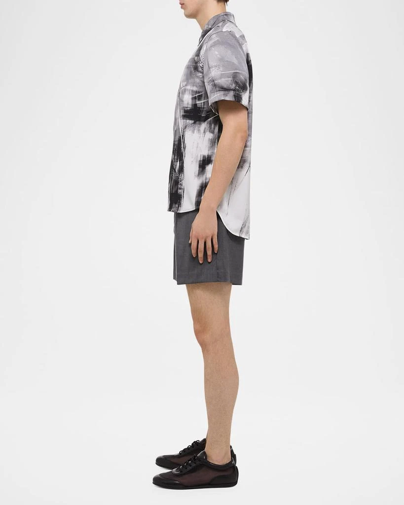 Helmut Lang Men's Scribble Zip Shirt 6
