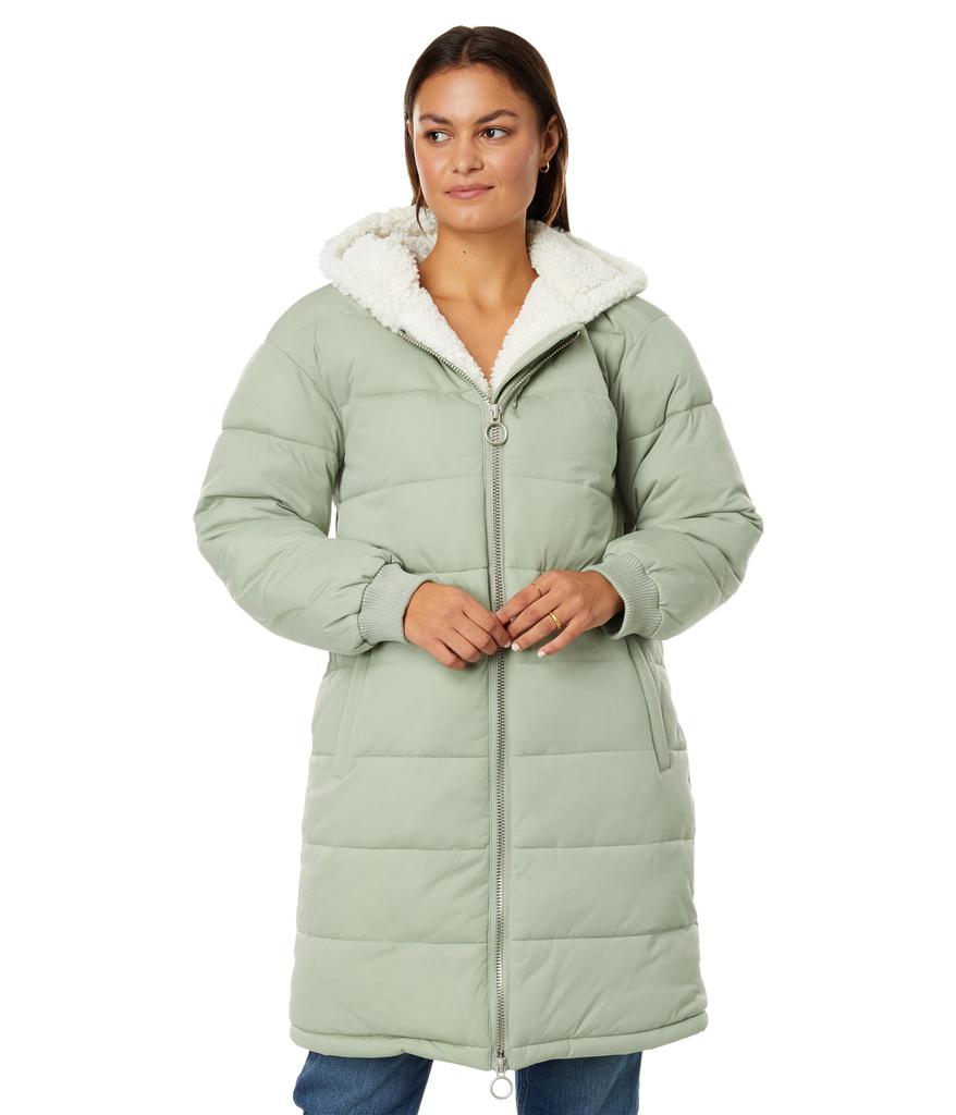 Avec Les Filles Sherpa Lined Maxi Puffer Coat