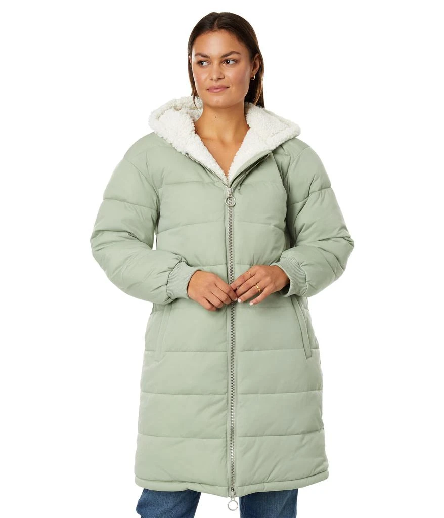 Avec Les Filles Sherpa Lined Maxi Puffer Coat 1