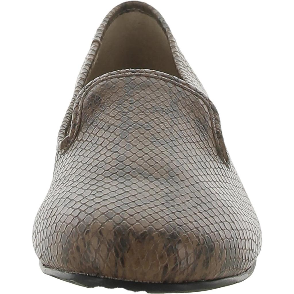 Walking Cradles Foster Womens Faux Leather Slip On Loafers
