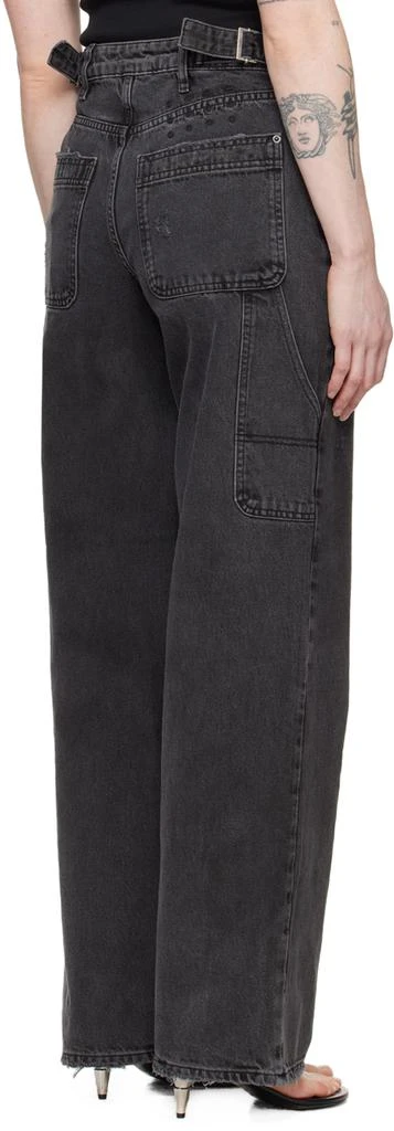 Ksubi Black Low Rider Carpenter Jeans 3