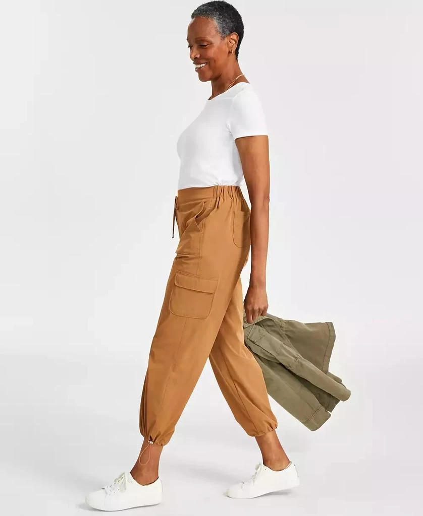 Style & Co Women's Cropped Utility Cargo Pants, Created for Macy's 2