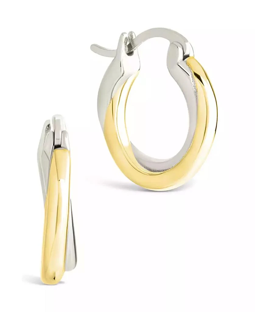 Sterling Forever Sterling Silver Janice Twisted Hoop Earrings