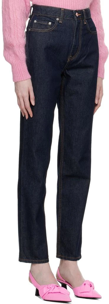 Ganni Navy Swigy Jeans 2