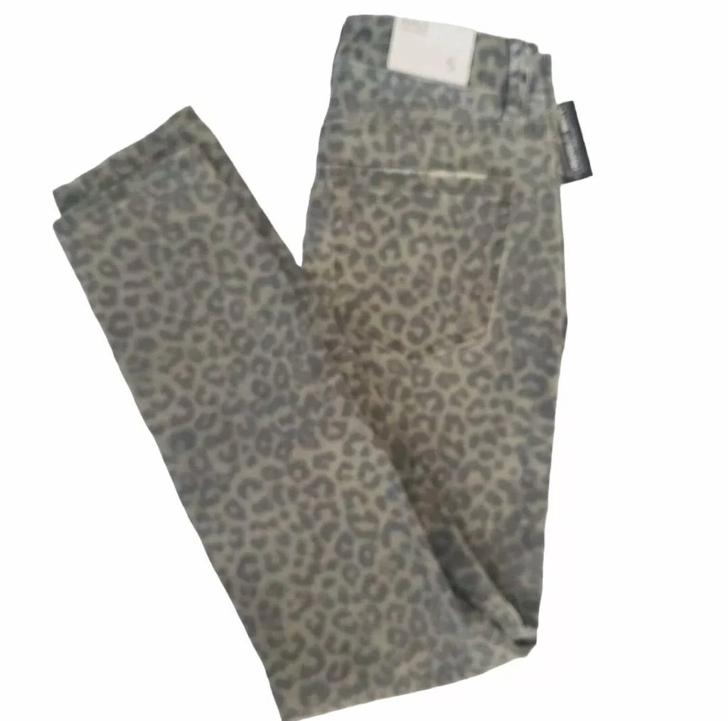 Indigo Rein Women's Animal Print Jeans In Green Animal Print 3