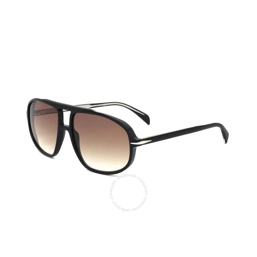 David Beckham Brown Gradient Pilot Unisex Sunglasses DB 1000/S 0807/HA 59 1