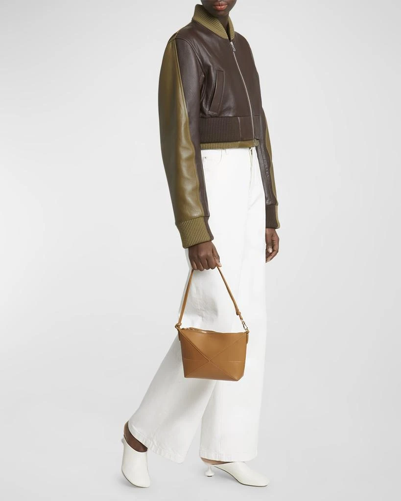 Loewe Puzzle Fold Leather Pouch Shoulder Bag 2