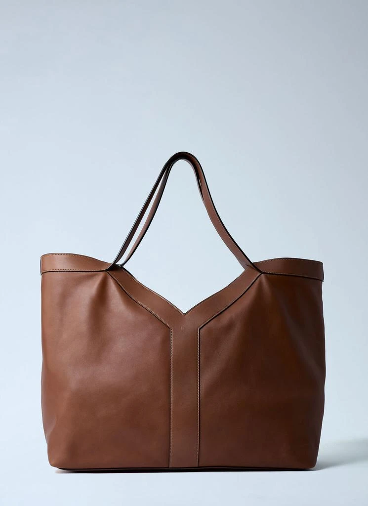 Yves Saint Laurent Large Y-Shaped Leather Tote Bag 3