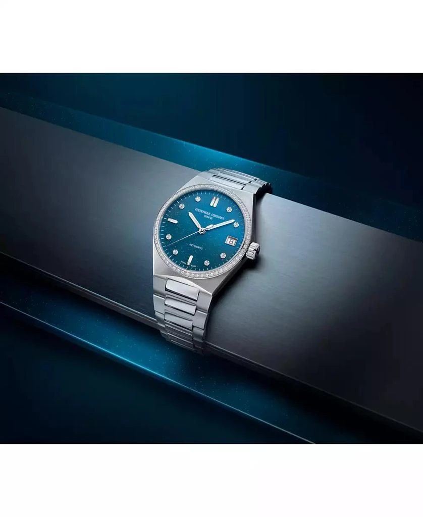 Frederique Constant Women
s Swiss Automatic Highlife Diamond (5/8 ct. t.w.) Stainless Steel Bracelet Watch 34mm 5