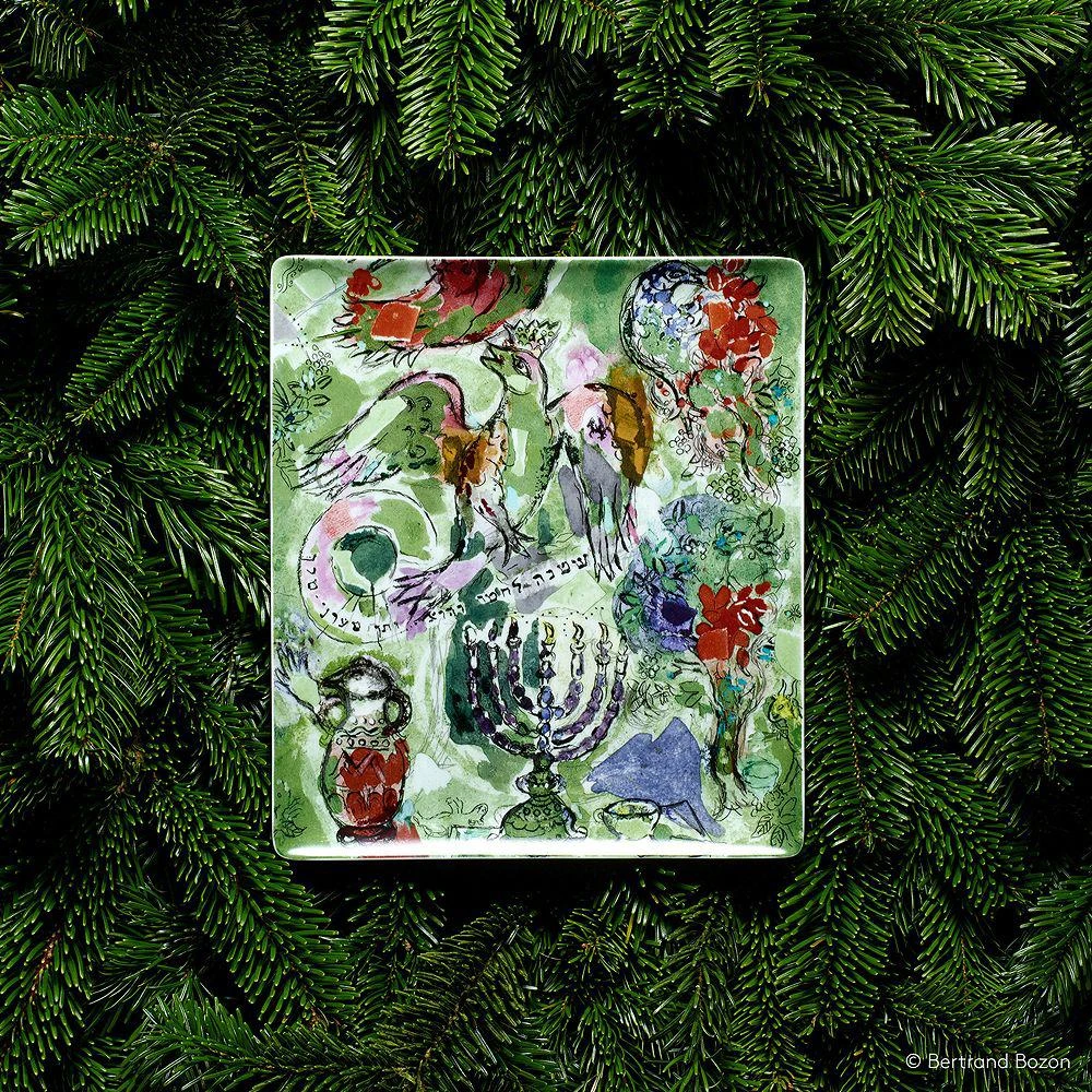 Bernardaud Marc Chagall Asher Tribe Matzo Plate 2