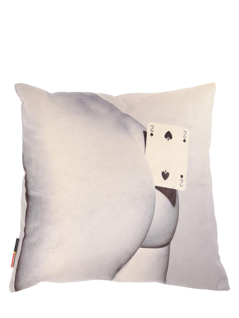 SELETTI Two Of Spades Printed Cushion