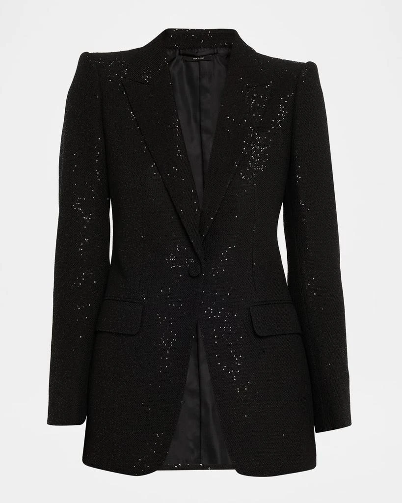Tom Ford Sequined Single-Breasted Blazer Jacket 1