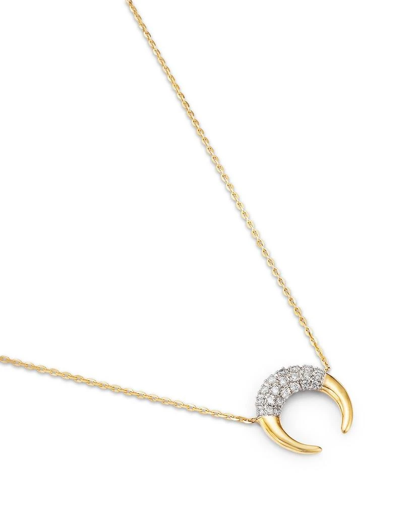 Bloomingdale's Fine Collection Pendant Necklace in 14K Yellow Gold, 0.10 tcw 3