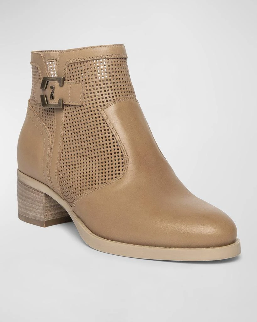 NeroGiardini Perforated Leather Booties 2
