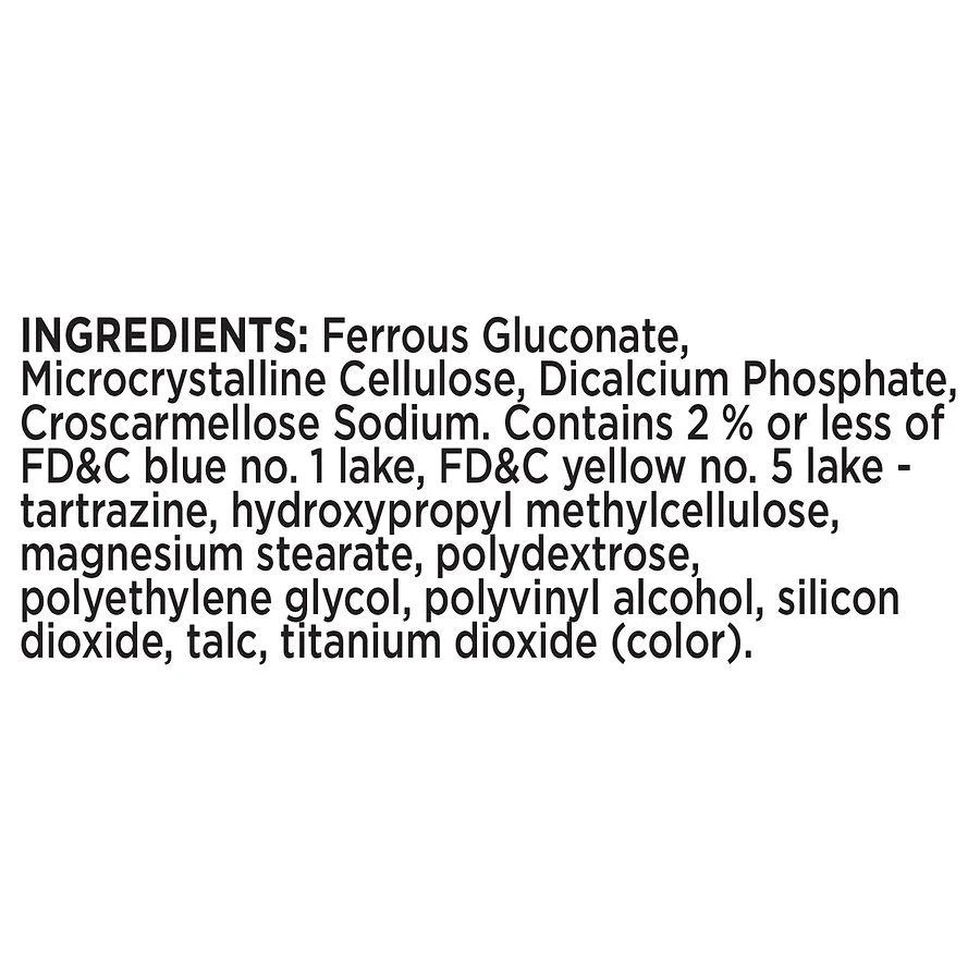 Walgreens High Potency Iron Ferrous Gluconate 27 mg Tablets (100 days) 3