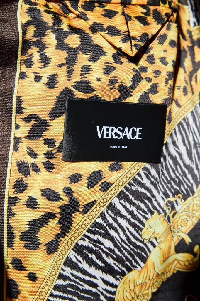 Versace Versace Single-Breasted Long Coat 5