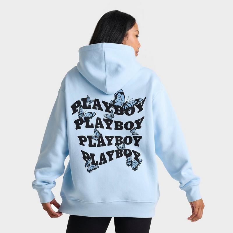 Playboy Women's Playboy Butterfly Wave Pullover Hoodie