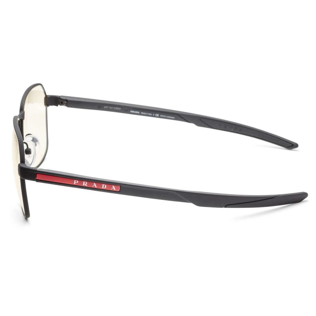 Prada Prada Men's Black Rectangular Sunglasses 2