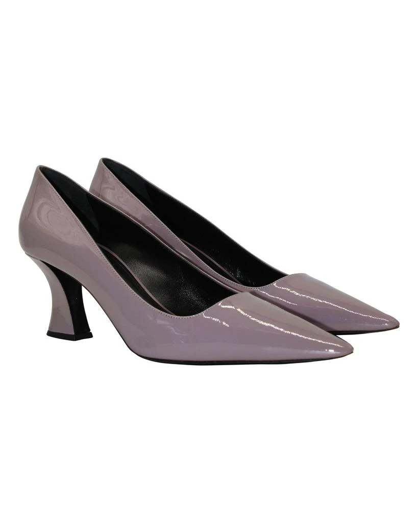 Prada Pointed Toe Pumps in Purple Patent Leather 4