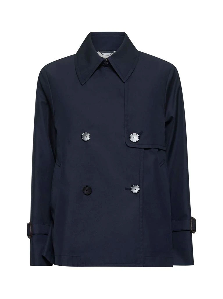 Weekend Max Mara Weekend Max Mara Biglia Double-Breasted Short Peacoat 1